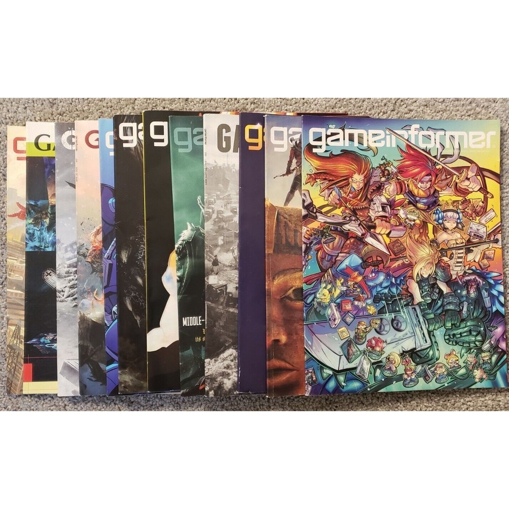 Game Informer Magazine Lot Of 12 - Gaming Magazines 2017-18: Issues 290-301